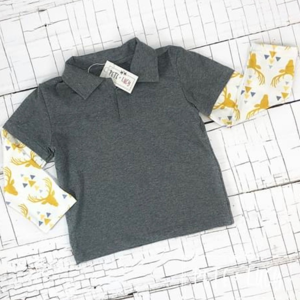 Boy Shirt-Yellow Deer